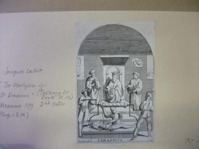 The Matyrdom of St. Erasmus (plate 12 of the Tableaux of Rome)