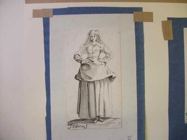 Woman (fashion plate ?)
