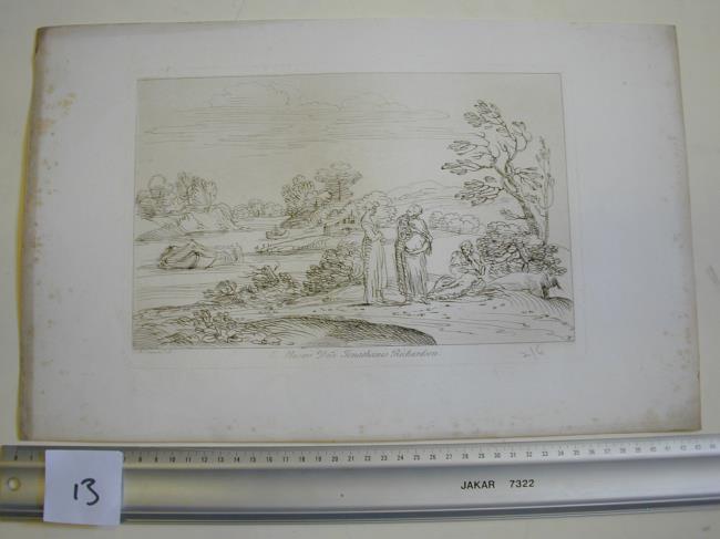 Figures in landscape