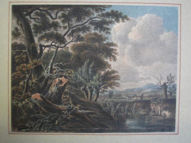 A Landscape and Figures - Men Fishing