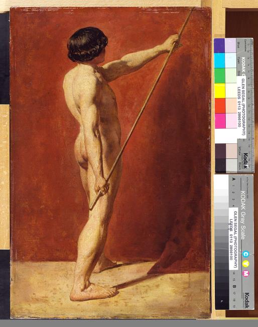 Male Nude with Staff