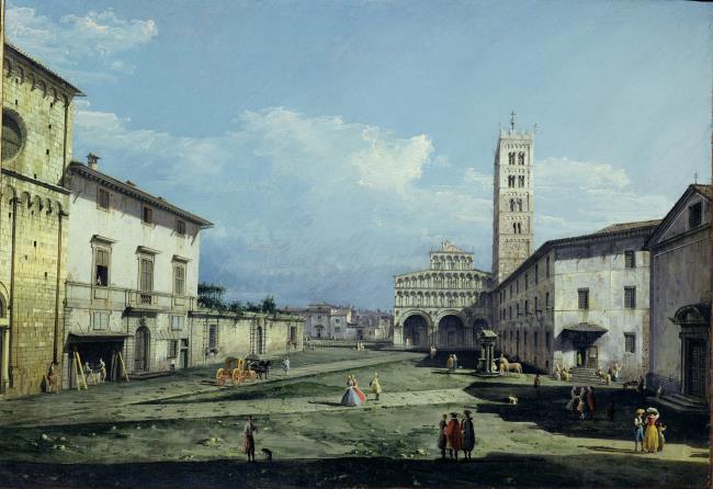 The Piazza San Martino, Lucca