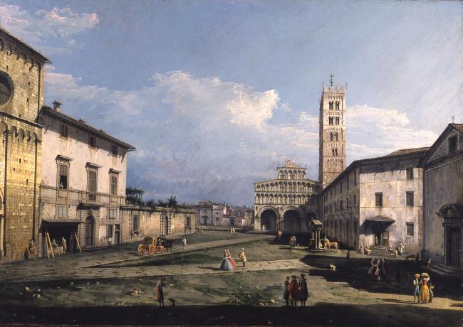 The Piazza San Martino, Lucca
