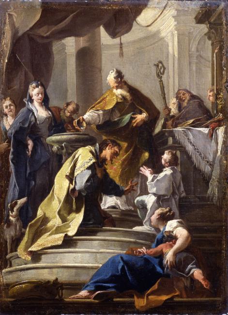 St. Prosdocimus baptising St. Daniel