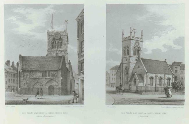 Holy Trinity, King's Court or Christ Church, York (before restoration)