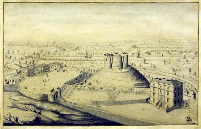 Clifford's Tower and Samuel Waud's House