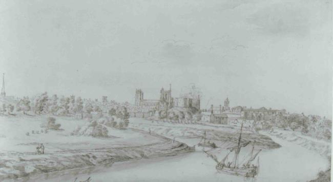 York from near the Confluence of the River Ouse and Foss