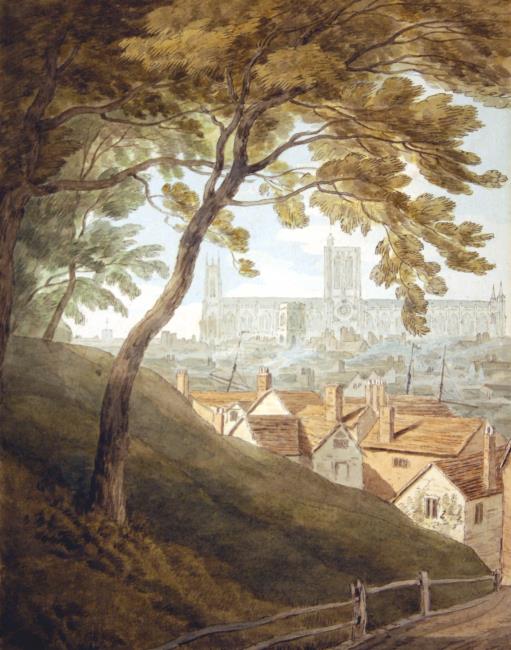 The Minster at York from the City Walls