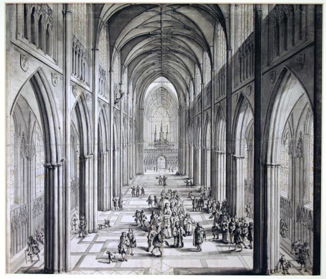 Interior of the Minster, looking East