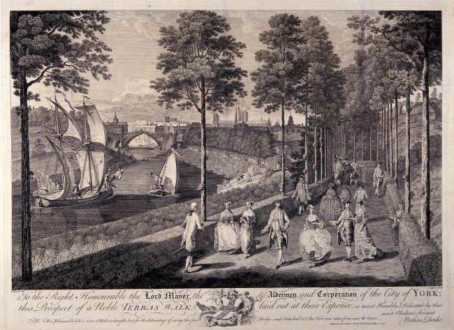 Prospect of a Noble Terras Walk