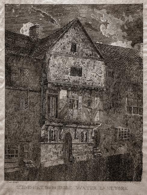 Tenement in Middle Water Lane, York.