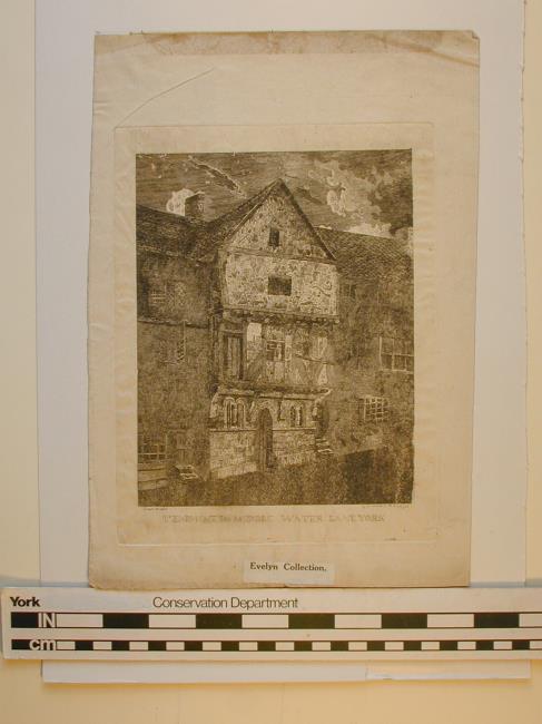 Tenement in Middle Water Lane, York.