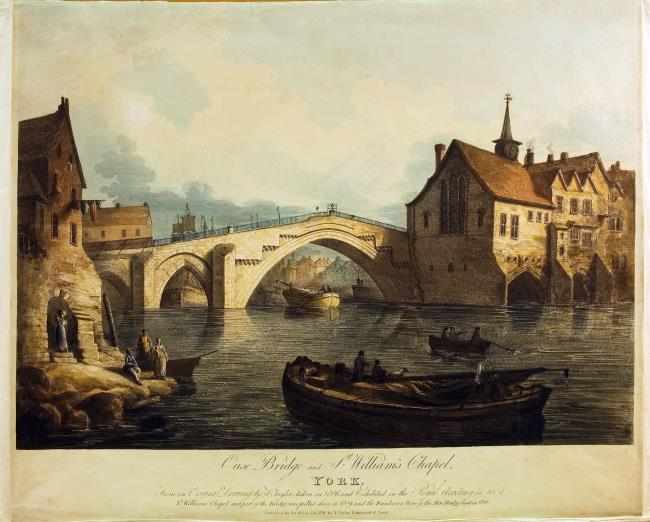 Ouse Bridge and St William's Chapel, York