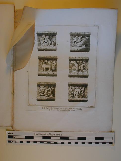 Details, from the Font in St. Lawrence's York