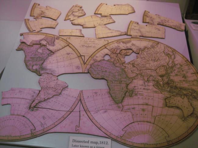 Wallis's New Dissected Map of the World