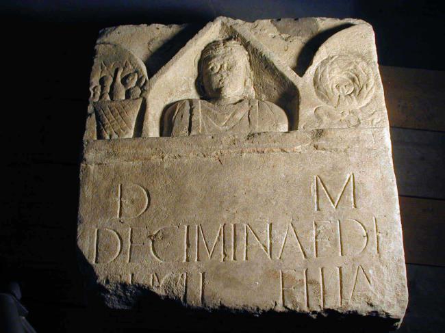 Tombstone of Decimina