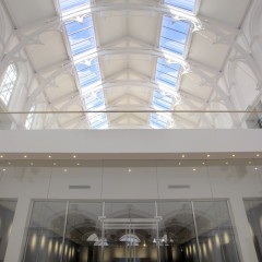 The new mezzanine and roof at York Art Gallery (Photo Peter Heaton)