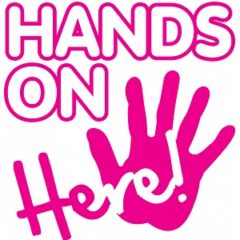 Logo for Hands on Here! Volunteering at York Museums Trust