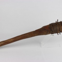 Crudely shaped trench club, possibly German, 1914-1918