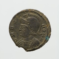 The obverse of a coin of Constantine I showing the emperor YORYM:2001.12468.230