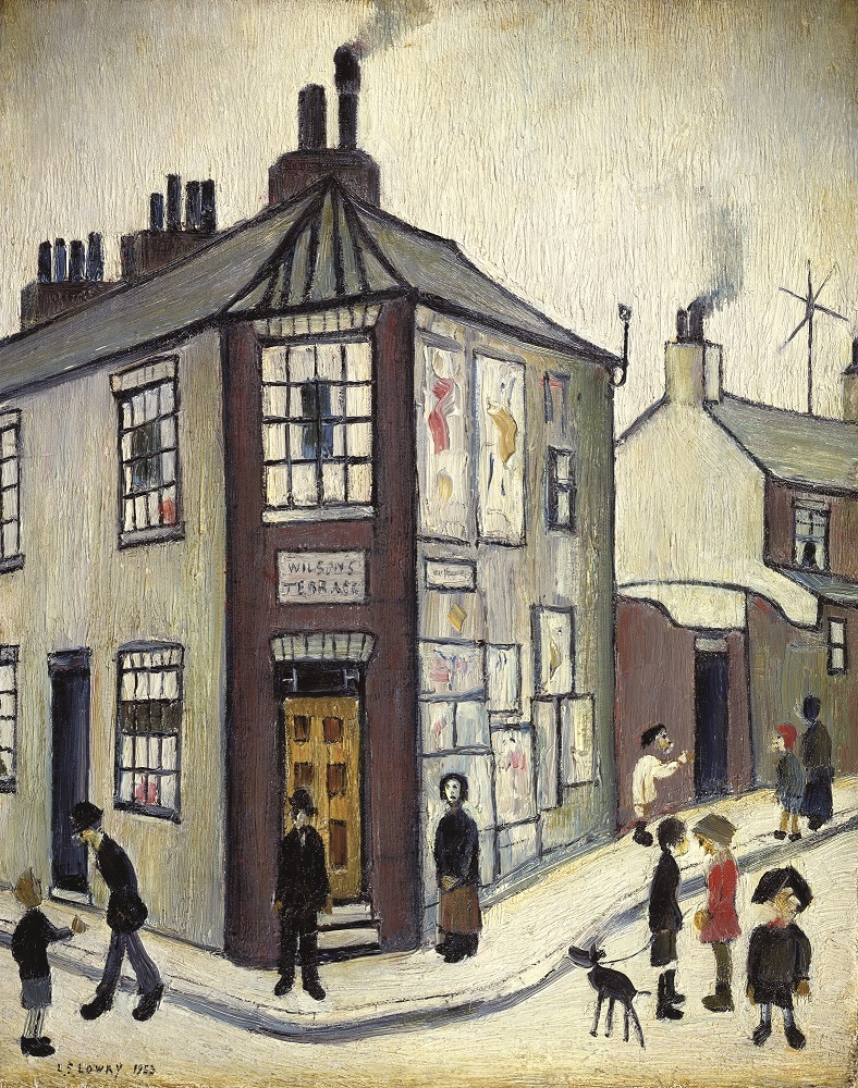 Three L.S Lowry Works of York on Public Display Together for the