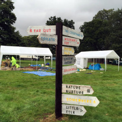 Green Man Festival Signpost