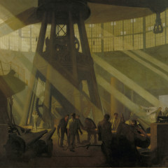 George Clausen - In the Gun Factory at Woolwich Arsenal, 1918 © IWM