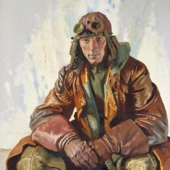 The NCO Pilot, RFC. (Flight Sergeant W G Bennett) by William Orpen 1917 © IWM (IWM ART 2397)