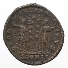 YORYM : 2015.229.21 - Nummus of Constantine II, struck at the mint of Arles