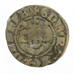 Coin of Edward I from 1279. The earliest coin from the collection, minted 126 years before the death of Scrope. (YORYM:1980.1211)