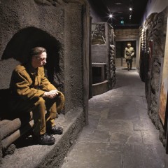 Visit replica trenches in our 1914 exhibition