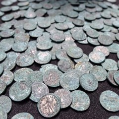Coins from the Wold Newton Hoard (image © Anthony Chappel-Ross)