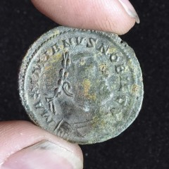 One of the coins from the Wold Newton Hoard (image © Anthony Chappel-Ross)