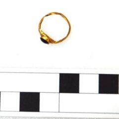 Roman finger ring with a garnet, YORYM: 2011.187